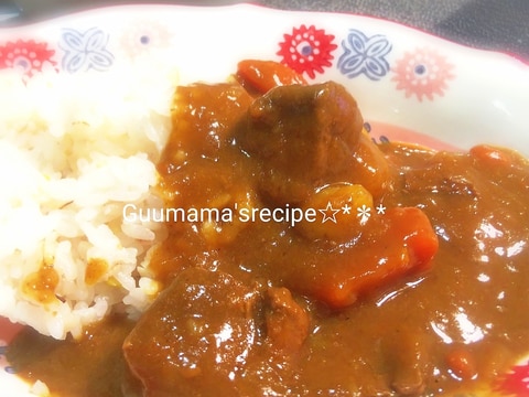 電気圧力鍋♡ホロホロ肉でビストロ風♡ビーフカレー